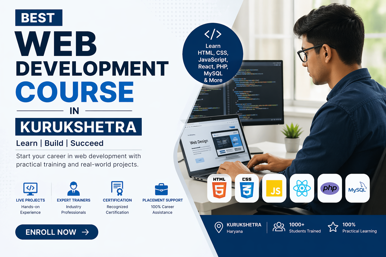Best Web Development Course in Kurukshetra